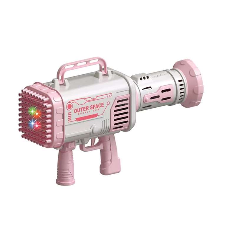 New upgrade 80 hole foaming bazooka bubble gun