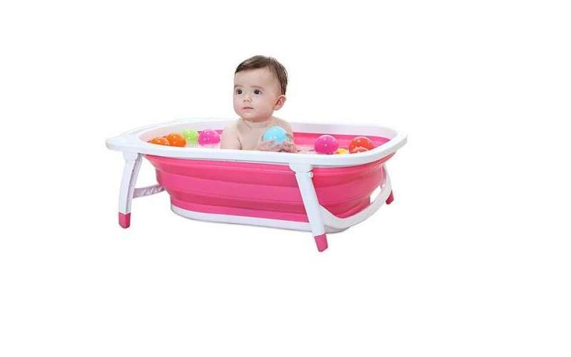 Baby Folding Bath Tub Pink