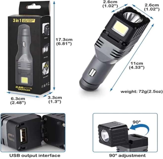 LED Worklight , Car charger