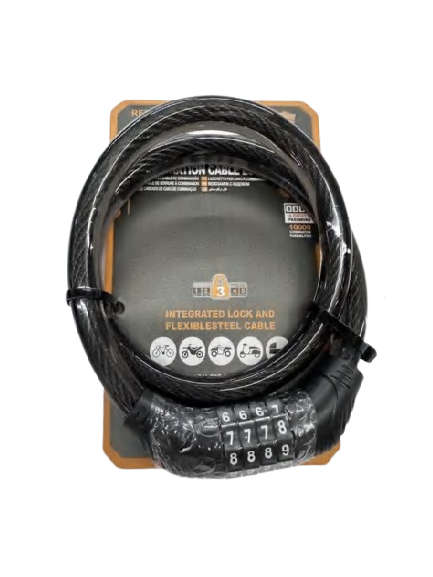 Combination Number Lock Cable