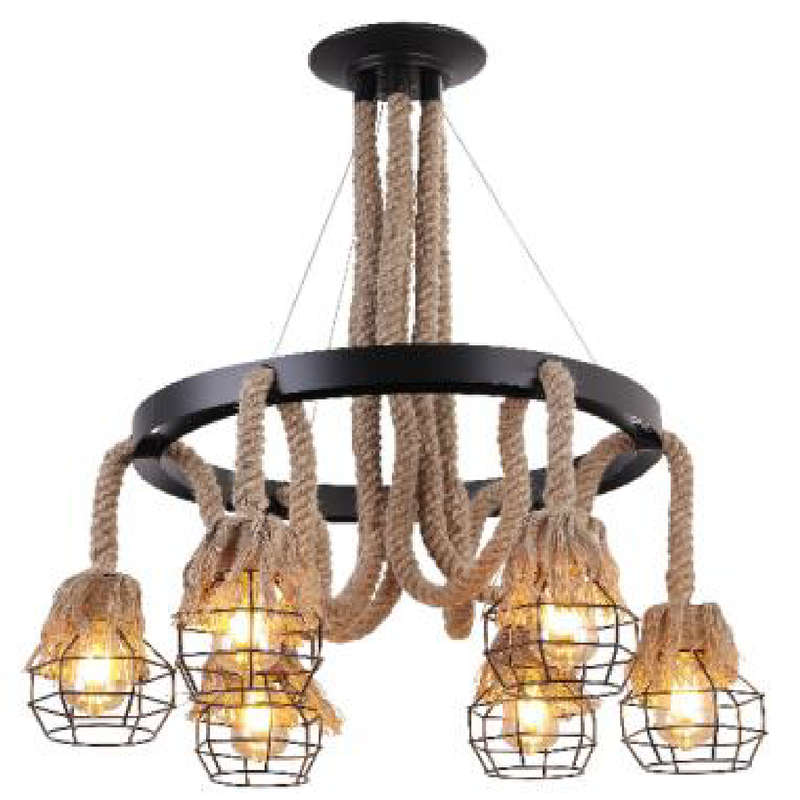 Rope Light Chandelier