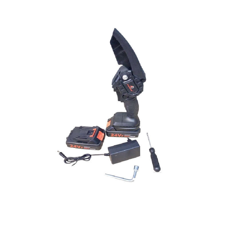 Electric Chainsaw With Two 24V Lithium Battery 3000Mah
