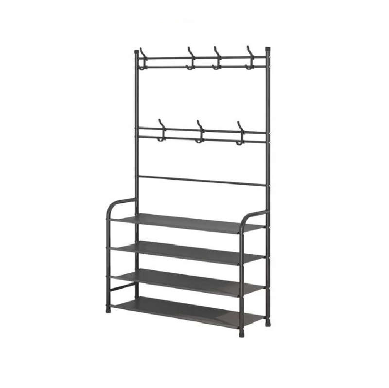 Mutli-functional 4-Tier Hat & Shoe Rack