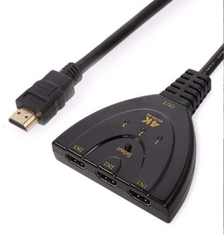 HDMI 4KHD pigtail switch adapter
