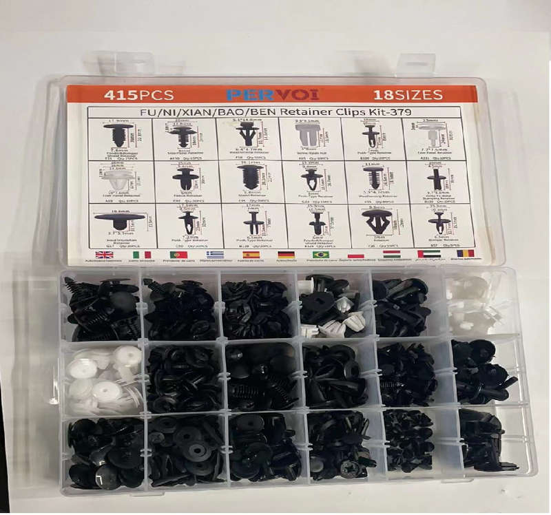 Push Retainer Clips Kit