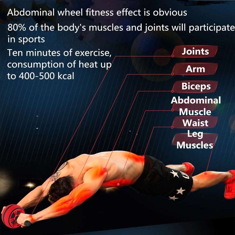 Fitness AB Double Roller Wheel