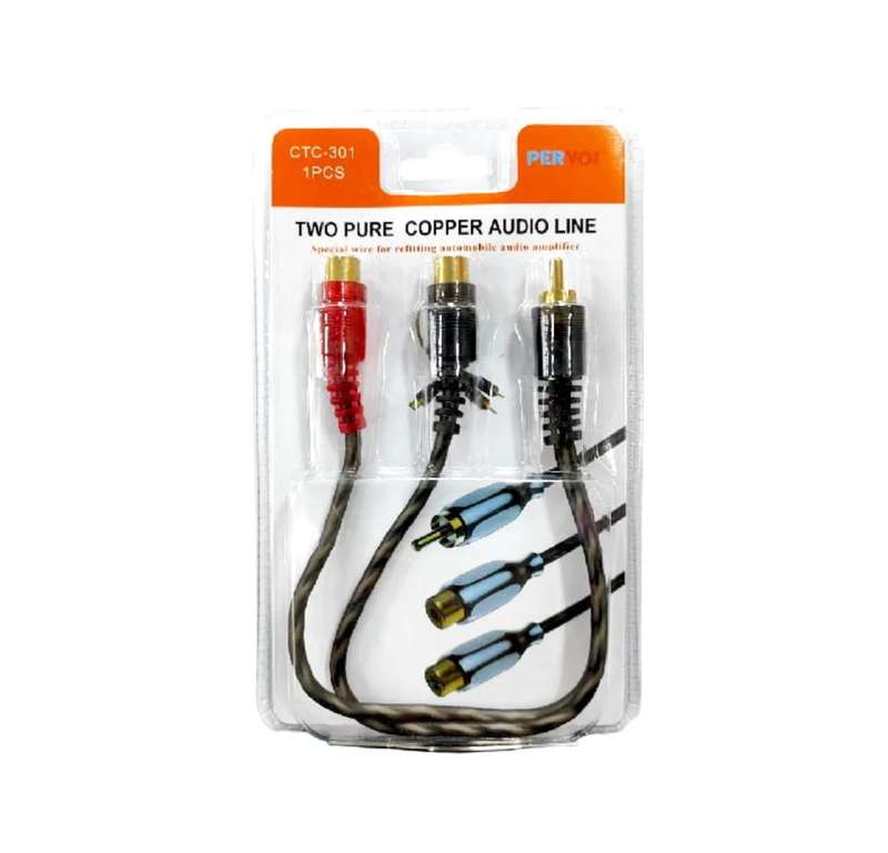 Pervoi two pure copper audio line cable