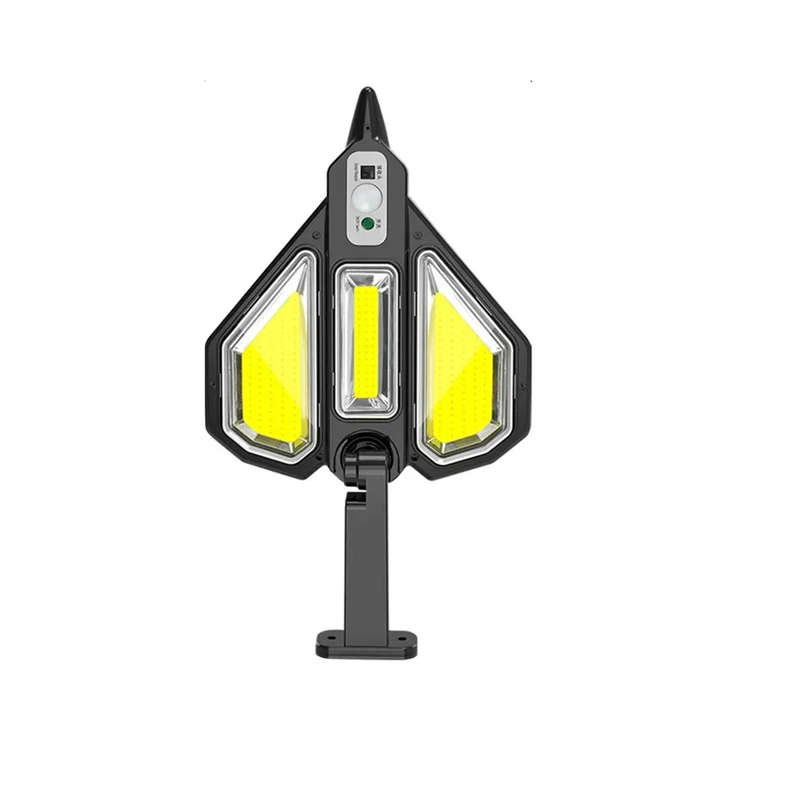 Solar Powered 2400mah Battery COB Street Light 30W