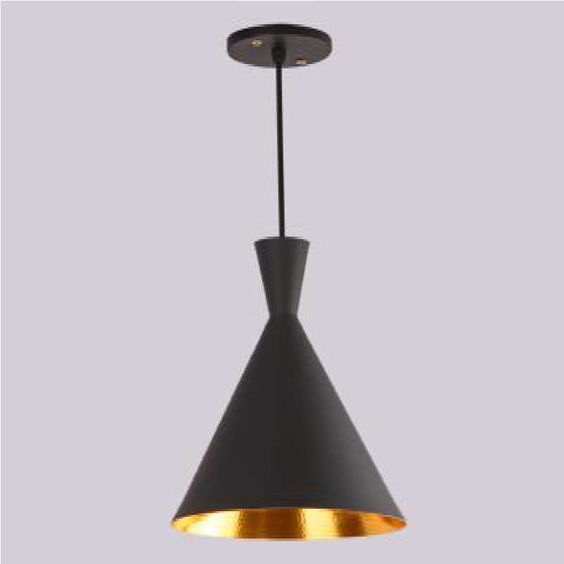 Vintage Pendant Style A Black Gold