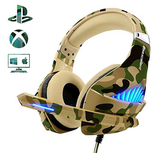 Gaming Headset for PS4 & Xbox One (no Led Lights)