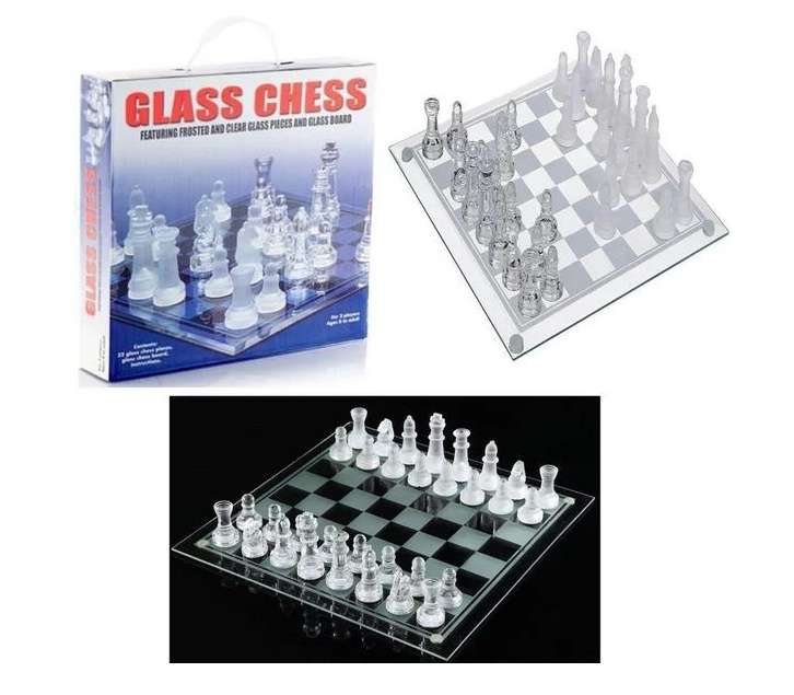 Glass Chess Set