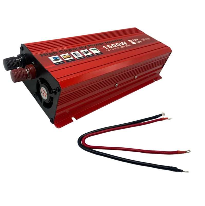 Portable 12v high capacity 1500w inverter