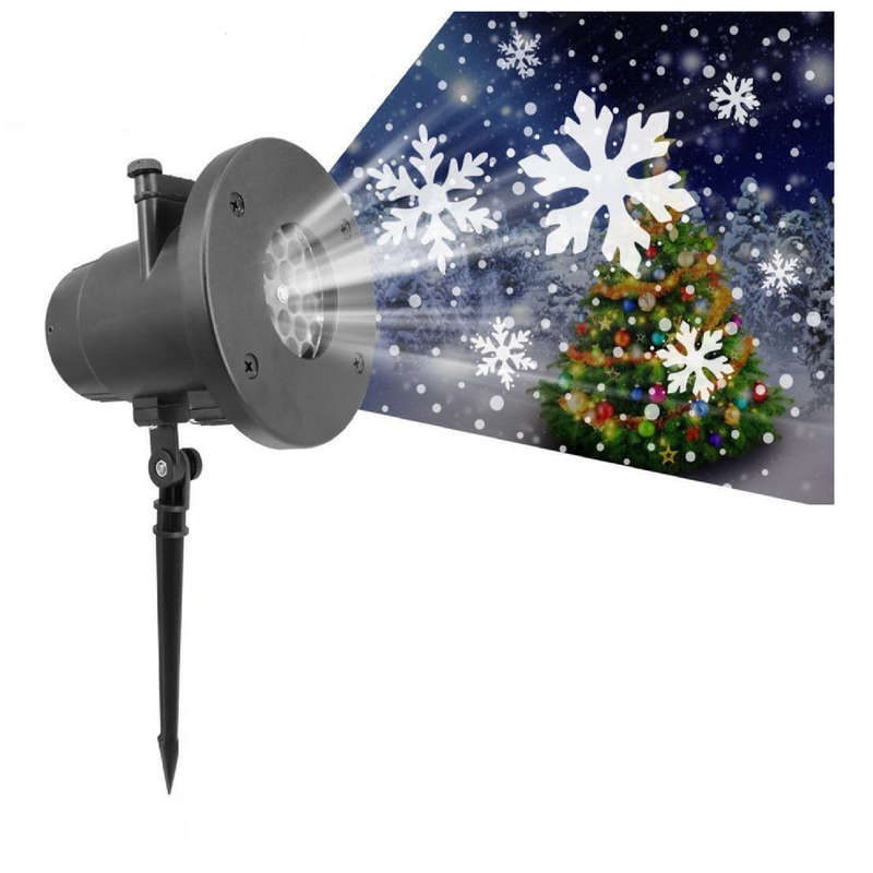 Outdoor Indoor Snowflake Projection Laser Light