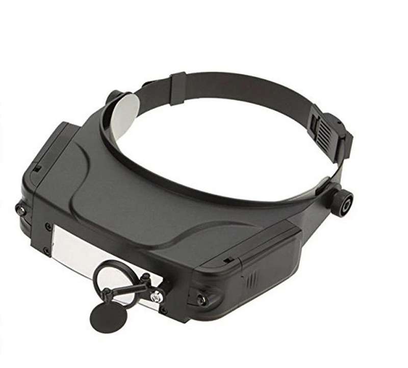 Headband Magnifier with led lights