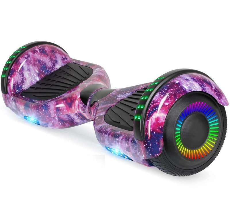 6.5" Smart Auto Balance Hoverboard With Bluetooth Speaker - Purple