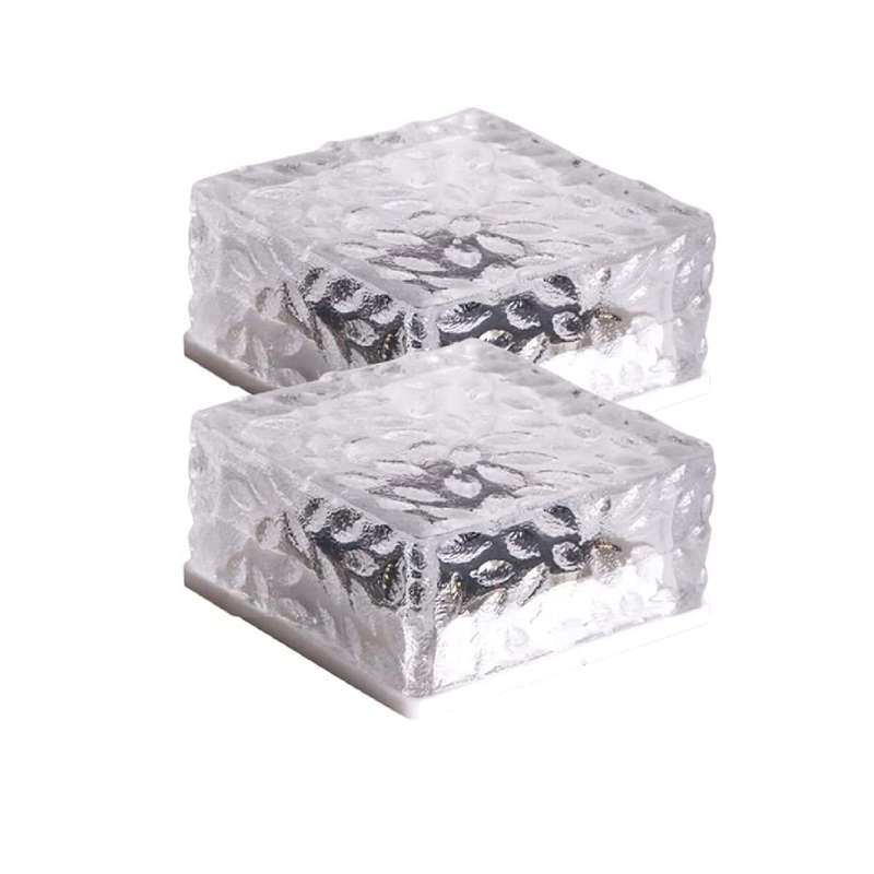 Solar Powered Ice Bricks Garden Light