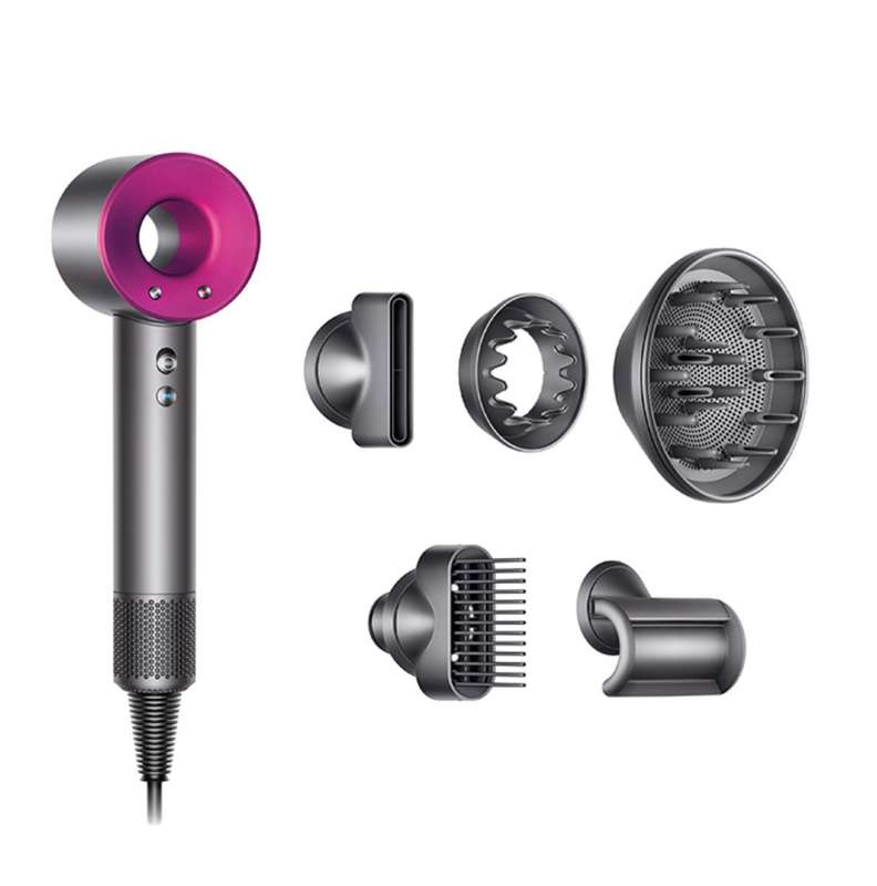 Hair dryer anti-flying nozzle attachment