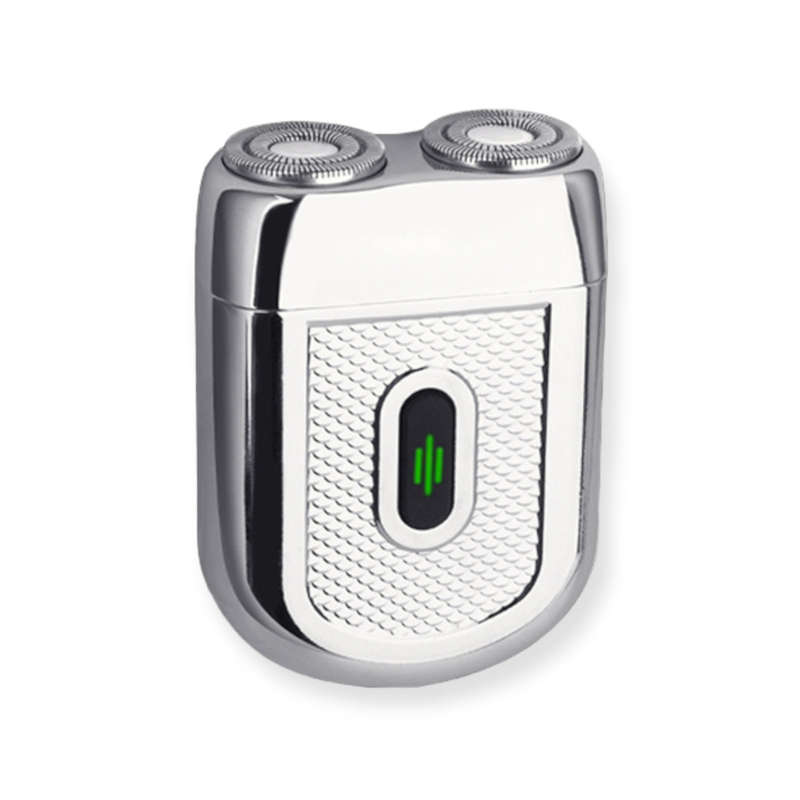 Rechargeable Portable Rotary Double-head Hair Shaver