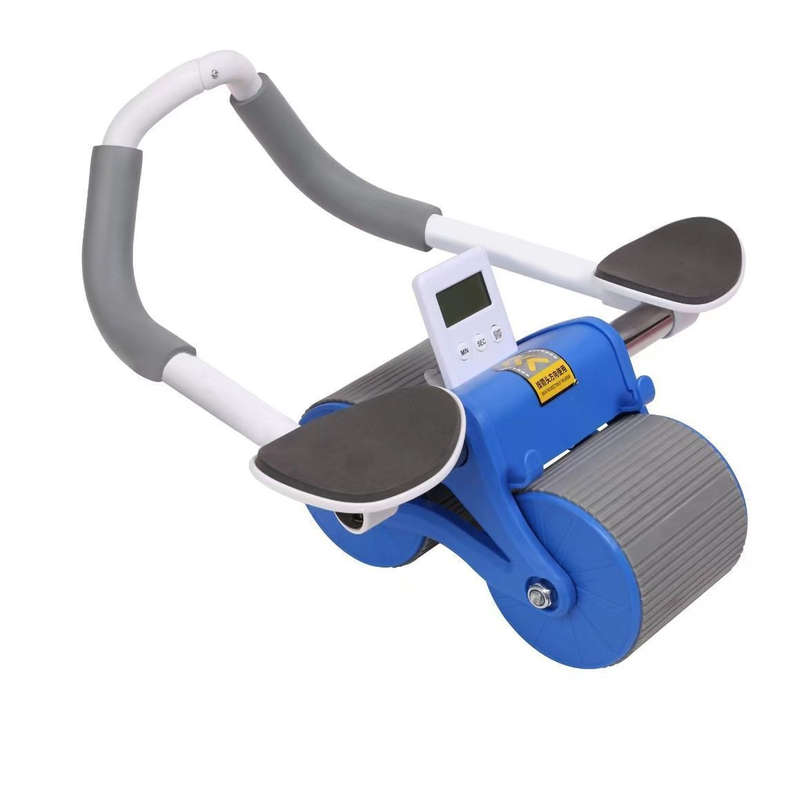 Automatic Ab Roller Wheel Elbow Support