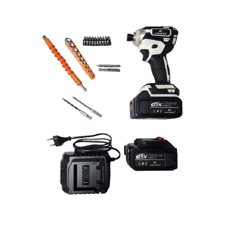 Electric Cordless Screw Driver 2 x 25V 15000mah Battery