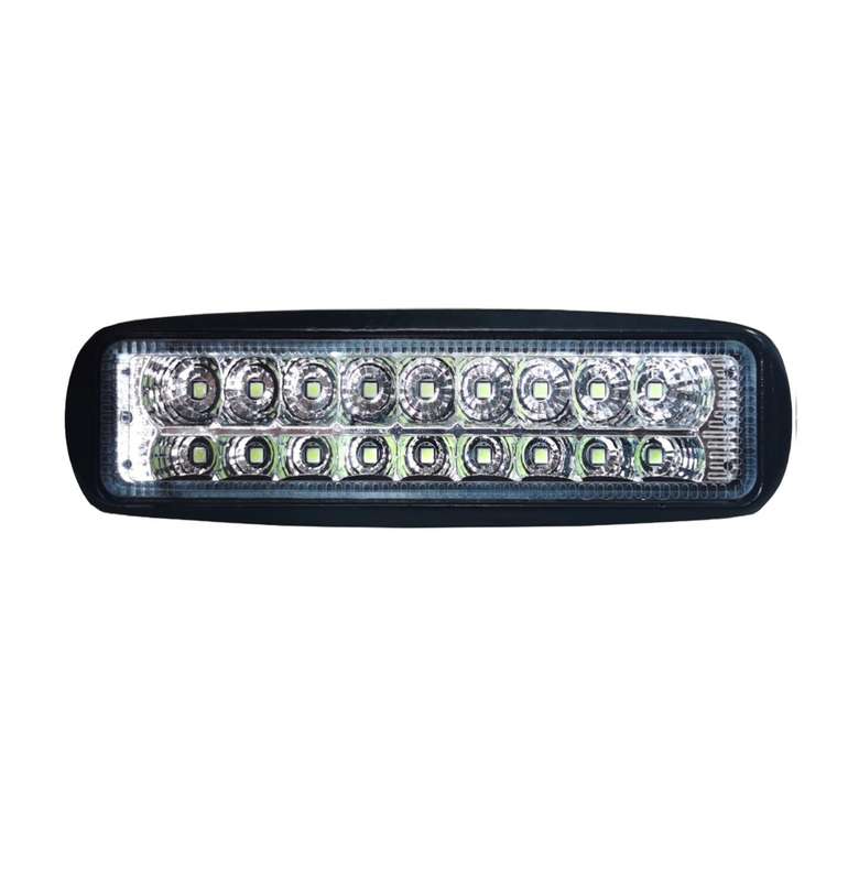 Flood beam amber white dual color light