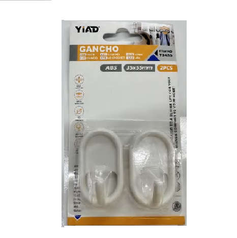 Oval Hooks White
