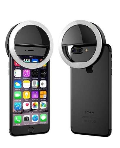 Mobile Led Selfie Ring Light - Black