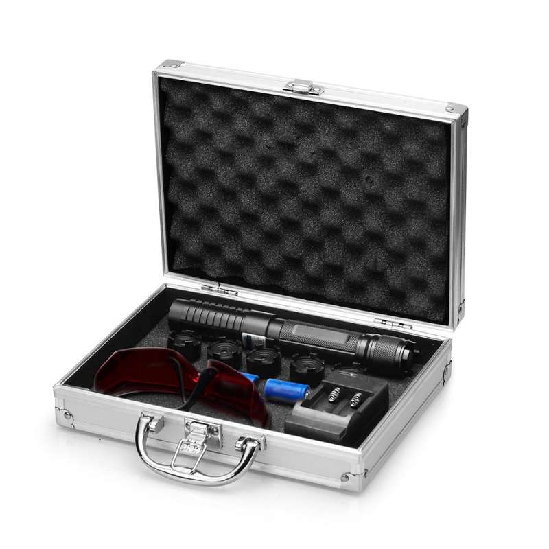 High Power Burning Blue Rechargeable Laser Pointer 5000mw 450nm
