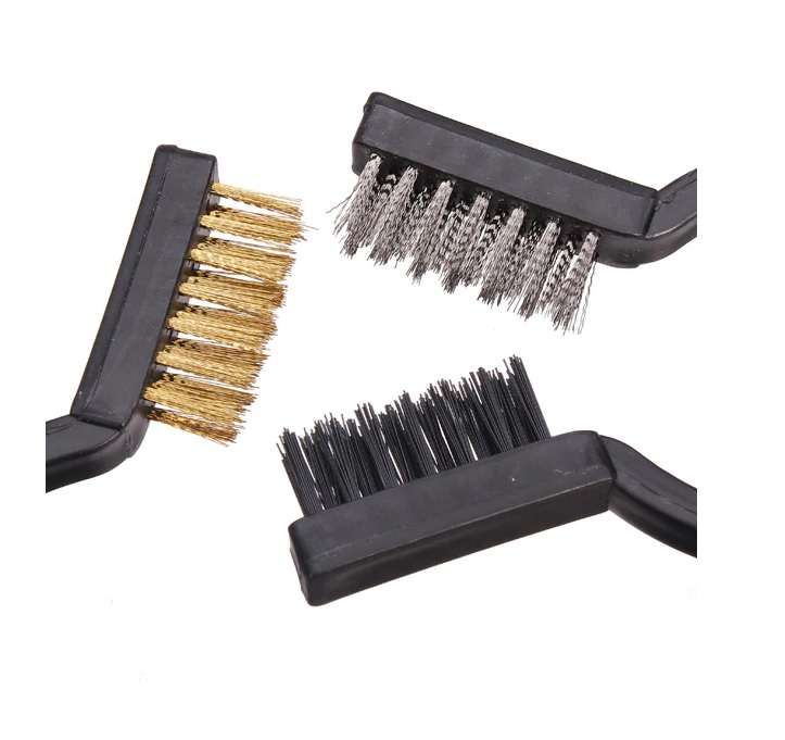 Mini Wire Brush Set Steel - 3pcs