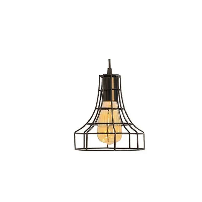 Industrial Metal Cage Hanging Chandelier