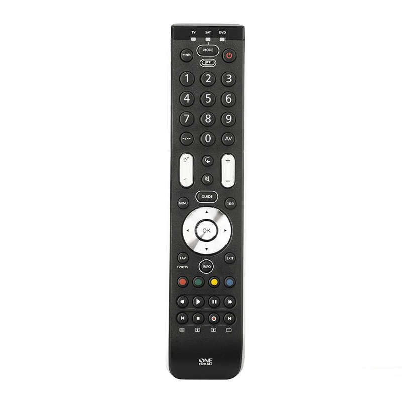 All for One Universal Contour TV Remote