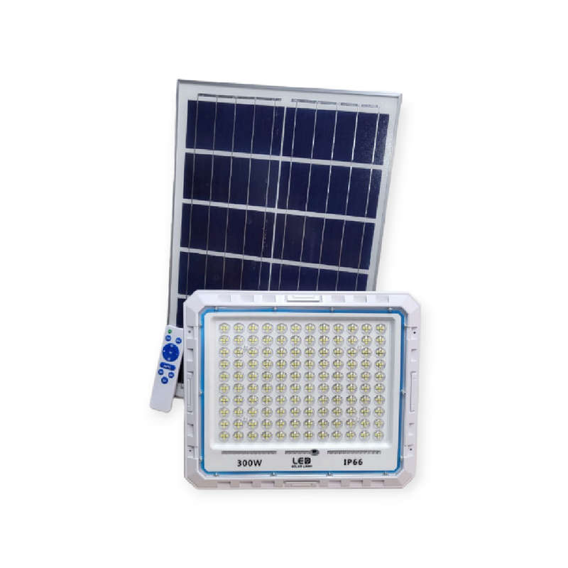 Solar Powered LED Floodlight With Remote Control 300W