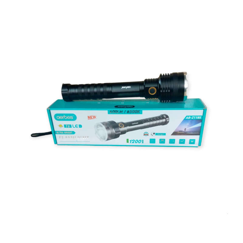 Flashlight with 1200mah 18650 Battery