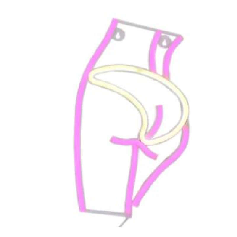 Ladys Behind Silhouette Neon Sign USB And Battery Operated