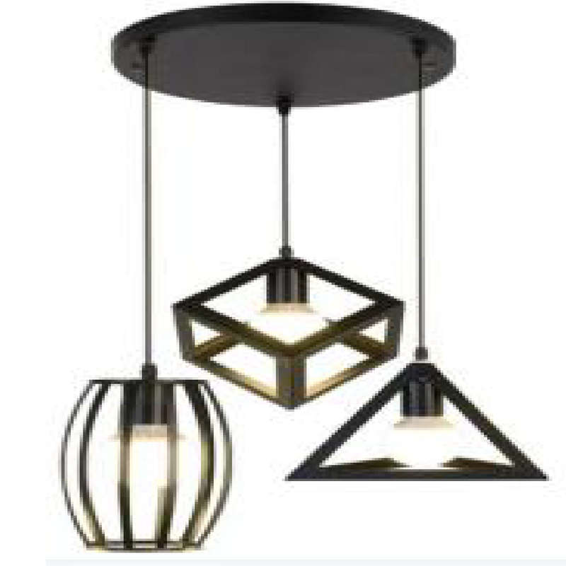 Modern Metal Pendant Lamps - 3 Different Design In A Row