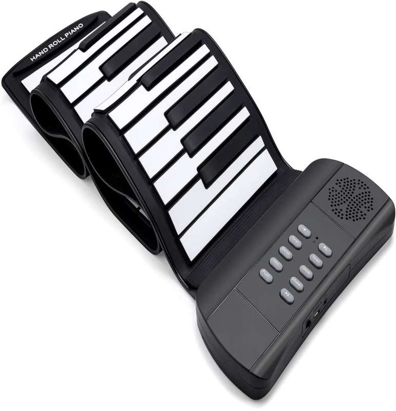 Flexible roll up piano