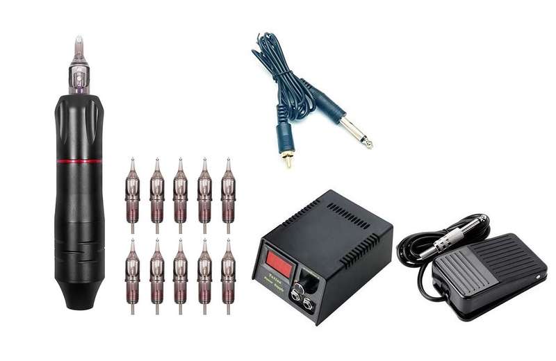 Rotary Tattoo Pen For Lining Shading-Complete Kit