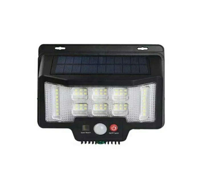 White Solar Powered Sensor Wall Light