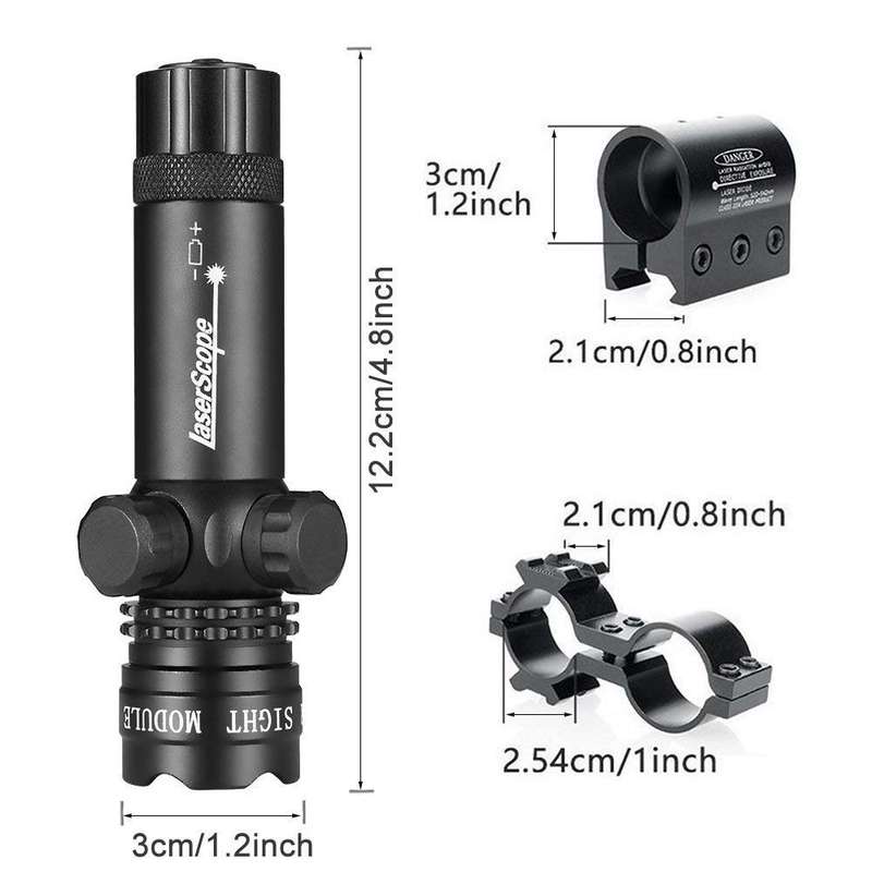 Red Laser Sight Vane Hunting Scope For Outdoor Rifle