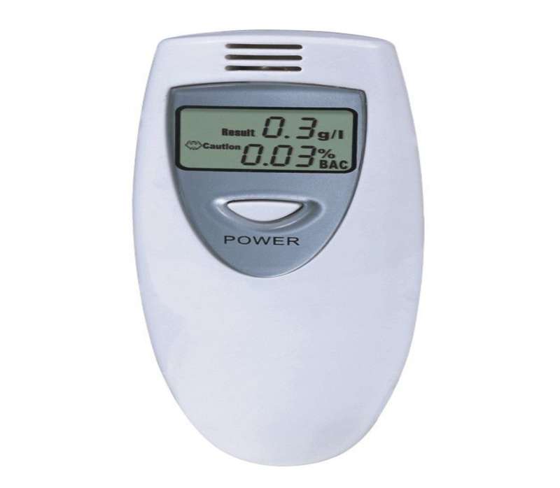 Digital breathalyzer alcohol tester