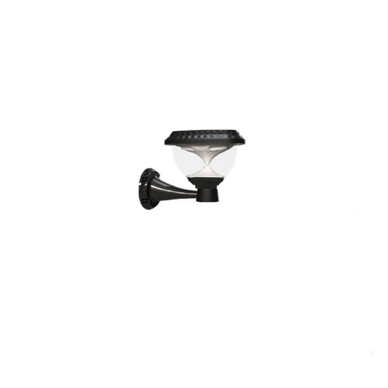 Solar Powered Wall Light RGB + White & Warm White With Remote Control