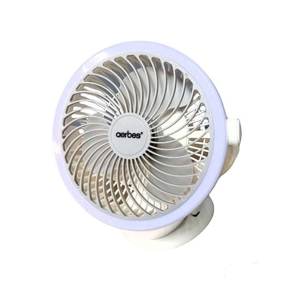 USB Rechargeable Table Clip Fan