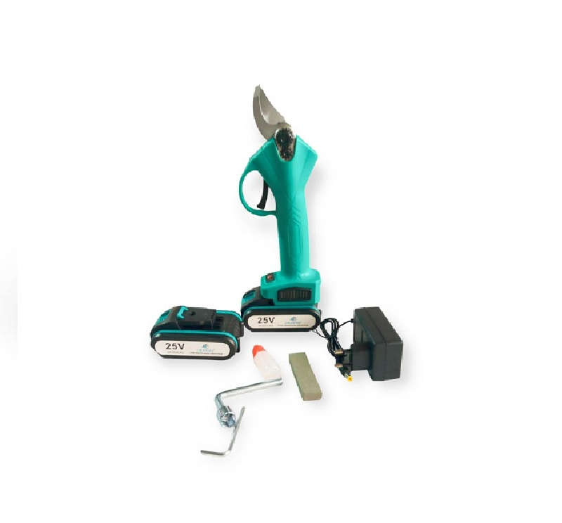 Electric Pruning Shear With Two 25V Batteries