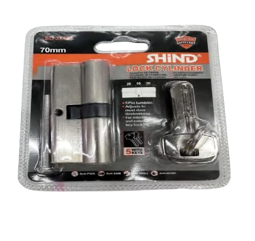 Double Open Lock Cylinder Handle
