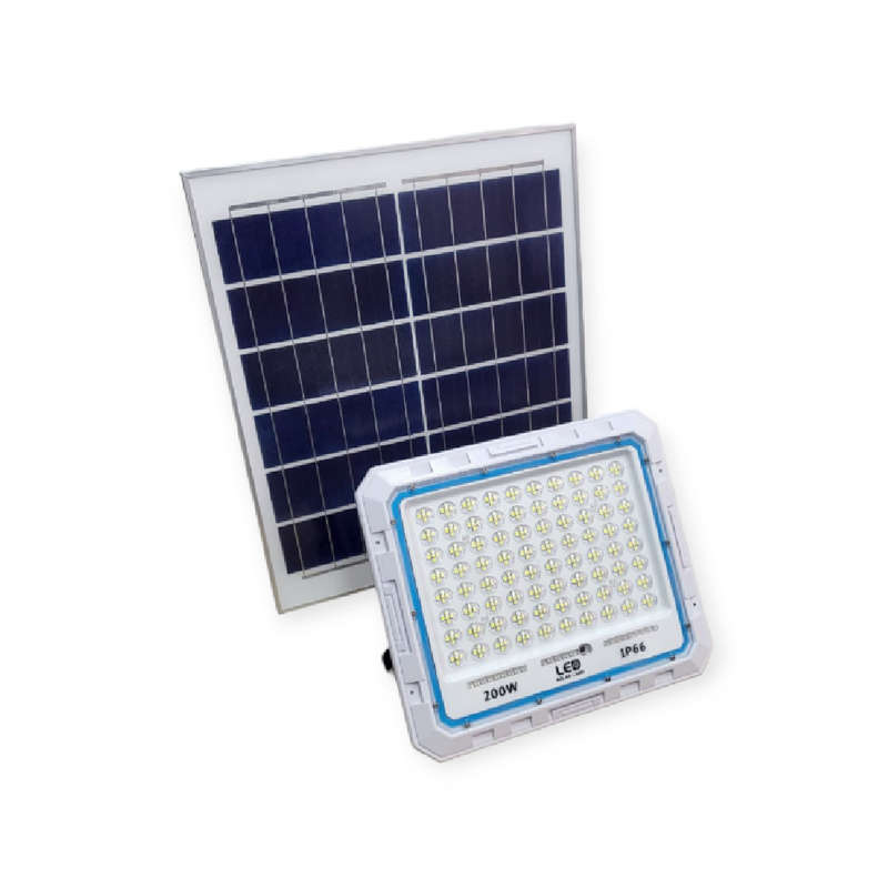 Solar Powered LED Floodlight With Remote Control 200W