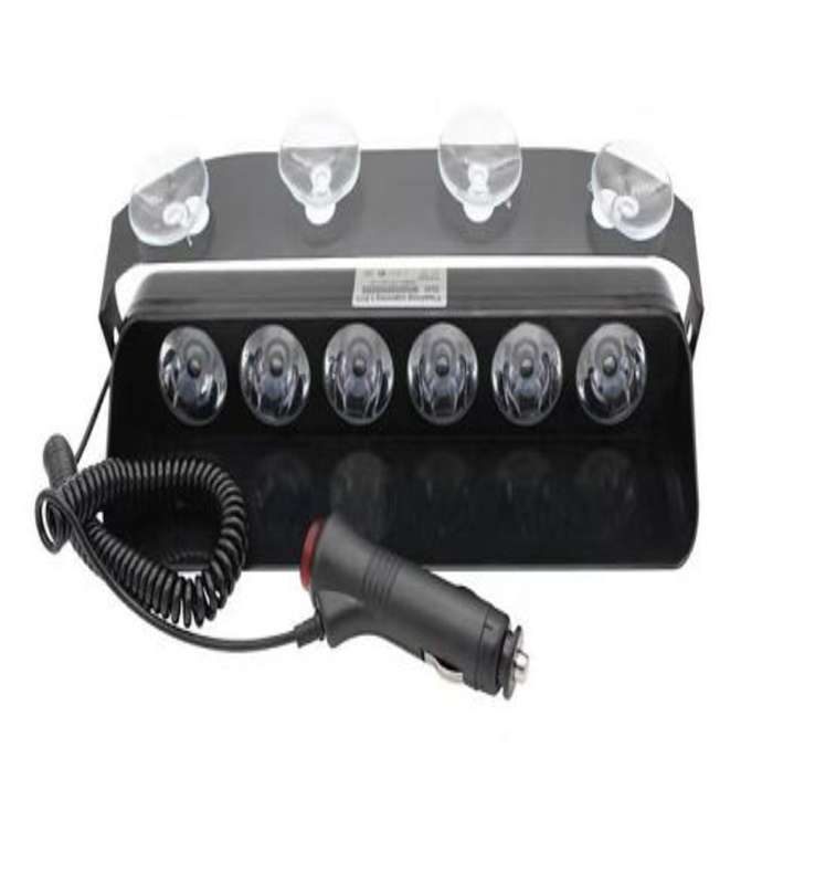 LED windscreen emergency vehicle flash