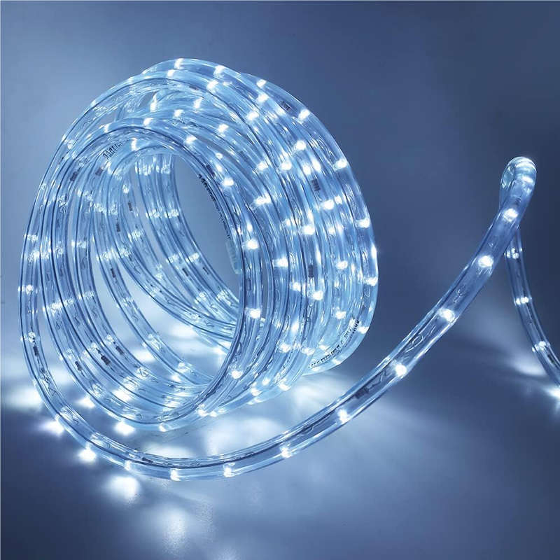 Waterproof LED Silicone Tube Light White 220V 20M