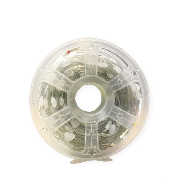 50M RGB Frosted Hearts 2835LED String Lights 220V