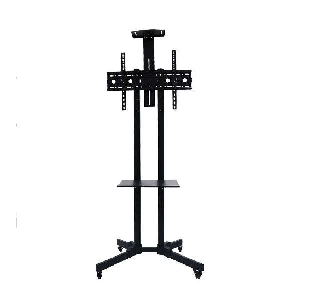 TV Mount Floor Stand Trolley Cart with Wheels