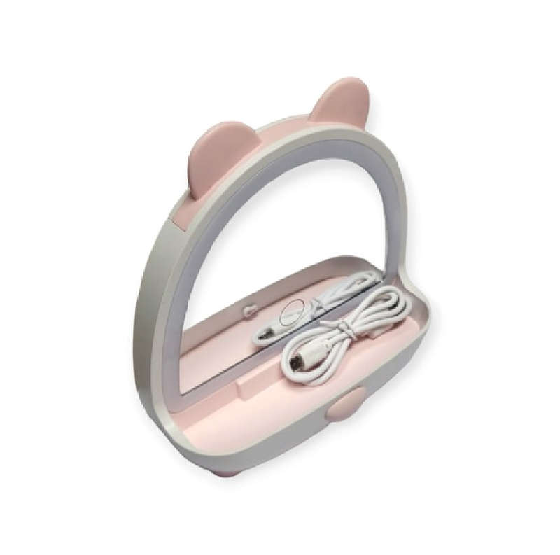 Bear Shape LED Light Makeup Mirror
